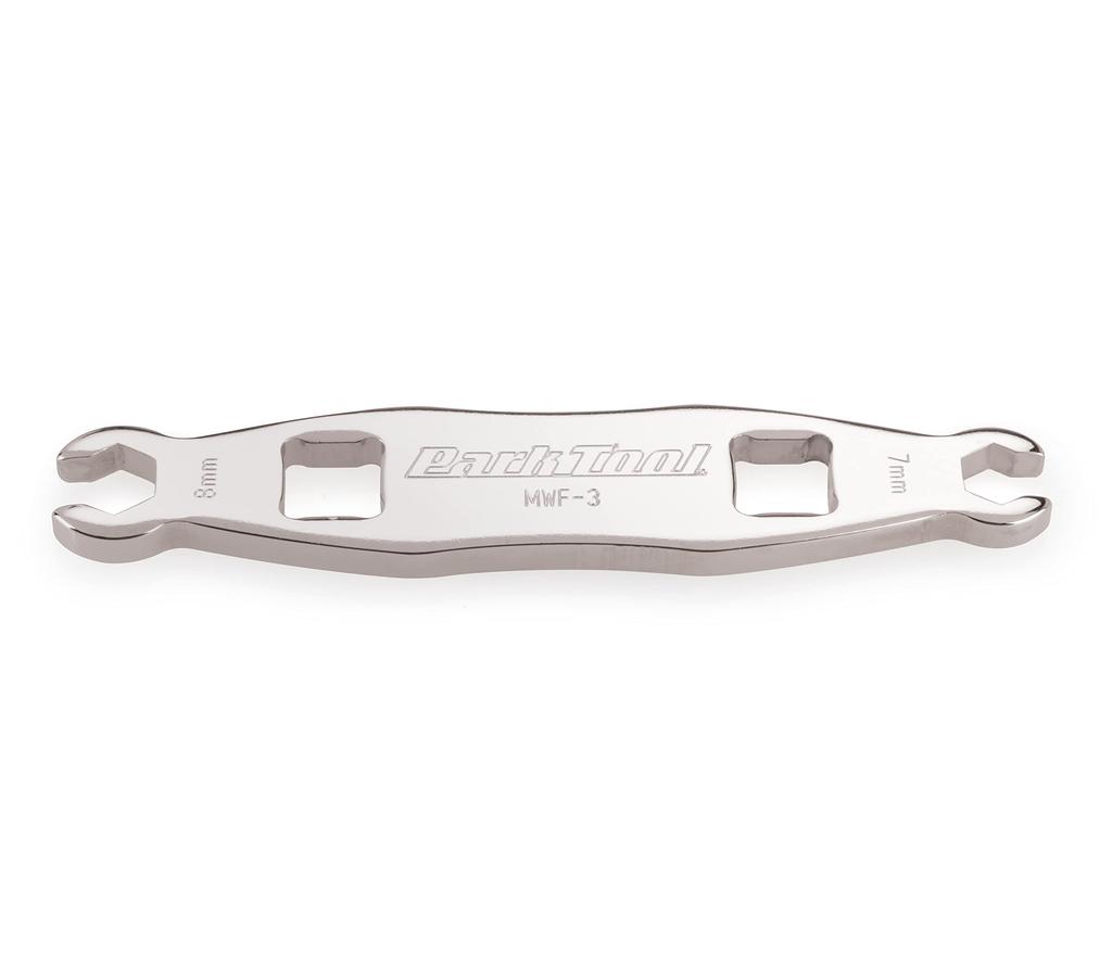 Park Tool Flare Nut 7x8mm MWF-3 Wrench, Silver,
