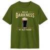 Hallo Dunkelheit Mein Alter Freund Irish Stout Lustiges St. Patrick's Day T-Shirt Sommer Harajuku T-Shirts Baumwolle Rundhals Übergroße Kleidung