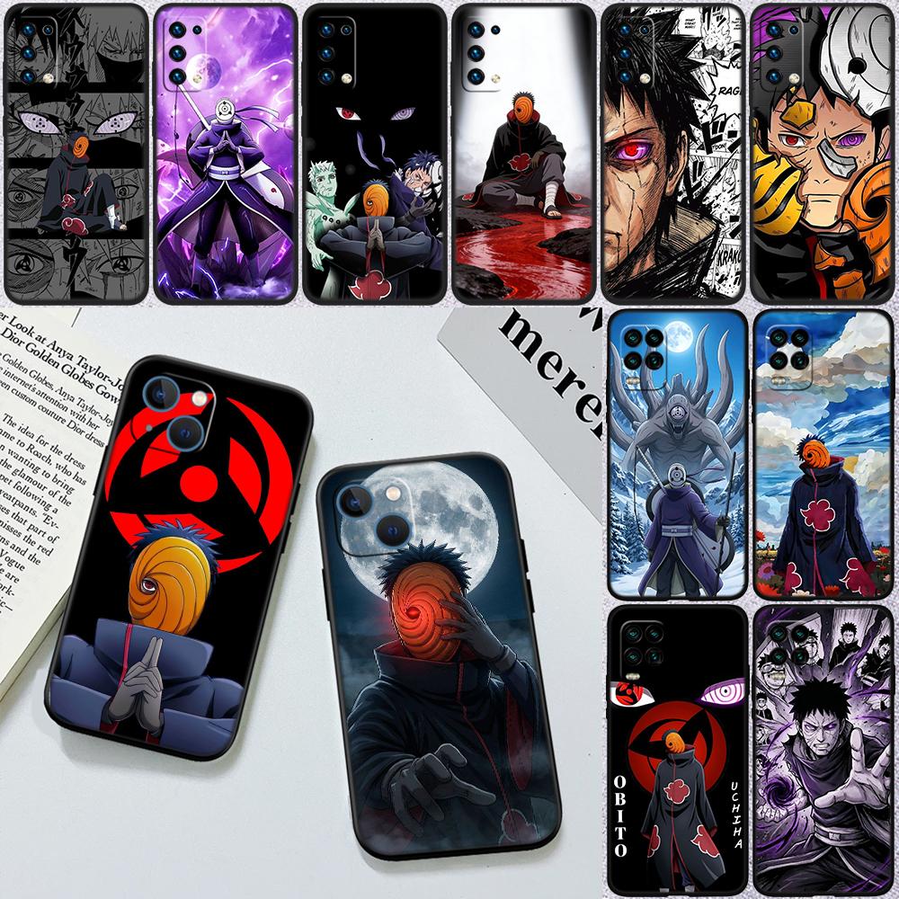RA27 NARUTO Uchiha Obito Phone Case for Samsung Galaxy S20 S21 S22 Ultra FE + Plus A21S A22 A24 A25 A26 A30 A30S A31