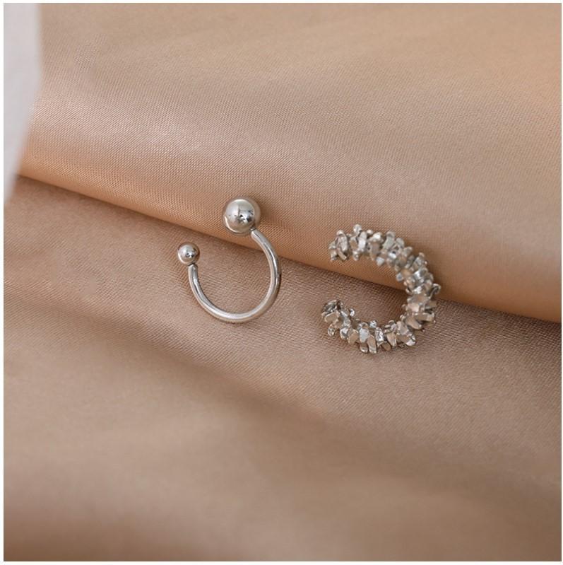 Small Two-Piece Set Without Ear Holes, Tea Cold Wind Ear Bone Clip Female