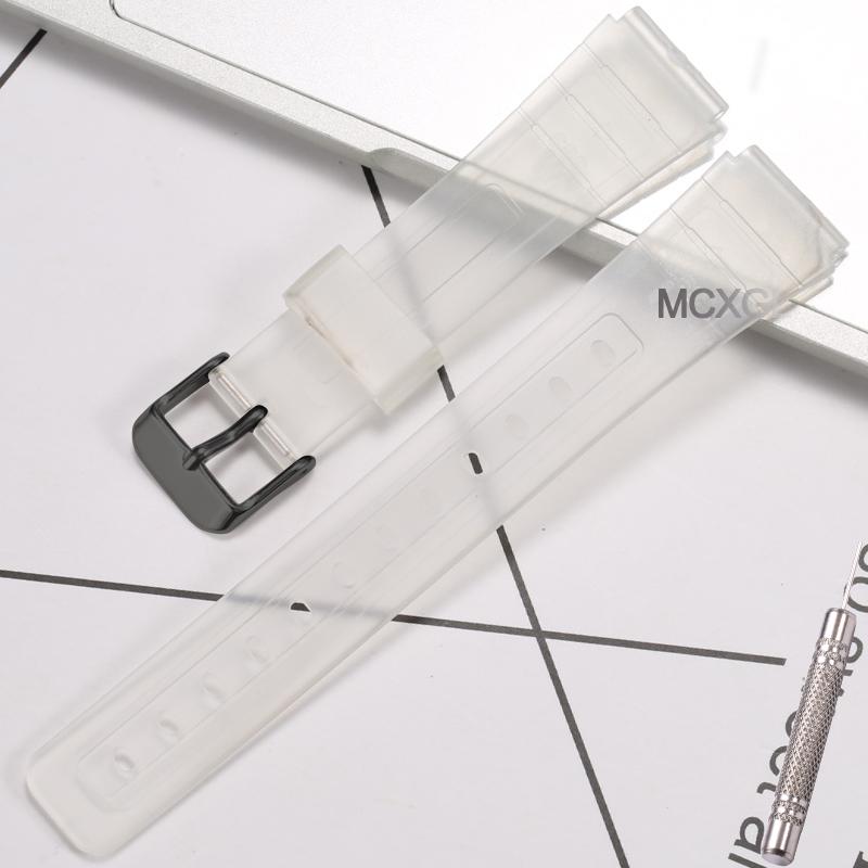 Resin Watch Accessories Suitable for Casio F-91W F-84 F-94 F-105 Men's Replacement Band  Waterproof Watch Band Rubber Strap