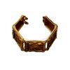 Bracelet Carré de Marque Relief Industrie Lourde Vintage Avec Texture Rétro Décoration Faite à la Main Sculpture de Palais Antique