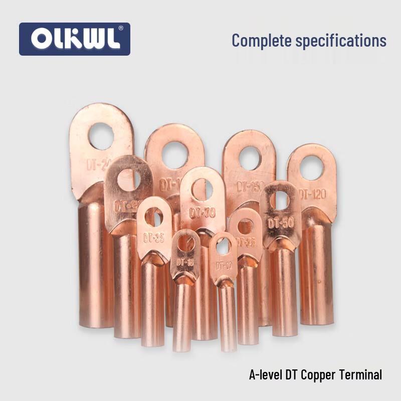 OLKWL DT Series Thickened Copper Cable Lugs