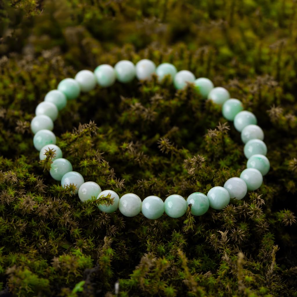 15cm Itoigawa Natural Jadeite Pale Japanese National Jomon Power Stone Jadeite Workshop Special Paulownia Wood Quality Guarantee ABR0878 (6mm beads,