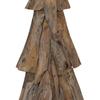Christmas Tree with Stand Brown 121 Cm Solid Teak Wood
