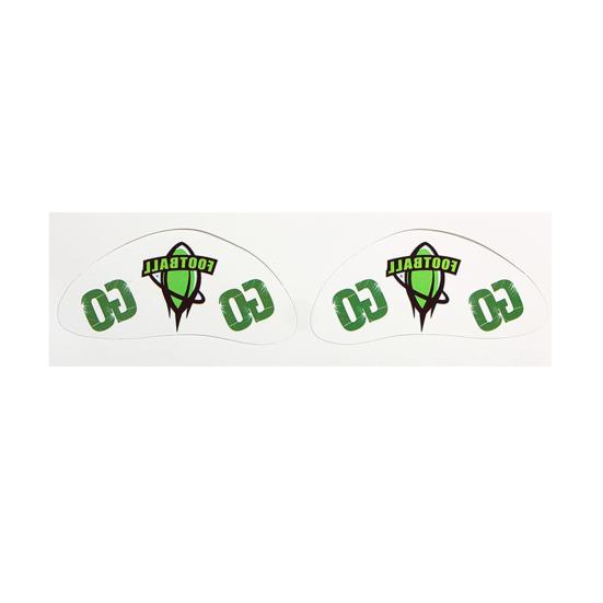 Nostalgie Soccer Face Tattoos Stickers, Waterproof Temporary Body Art for Sports Fans, Football Team Party Makeup Decals Game Day