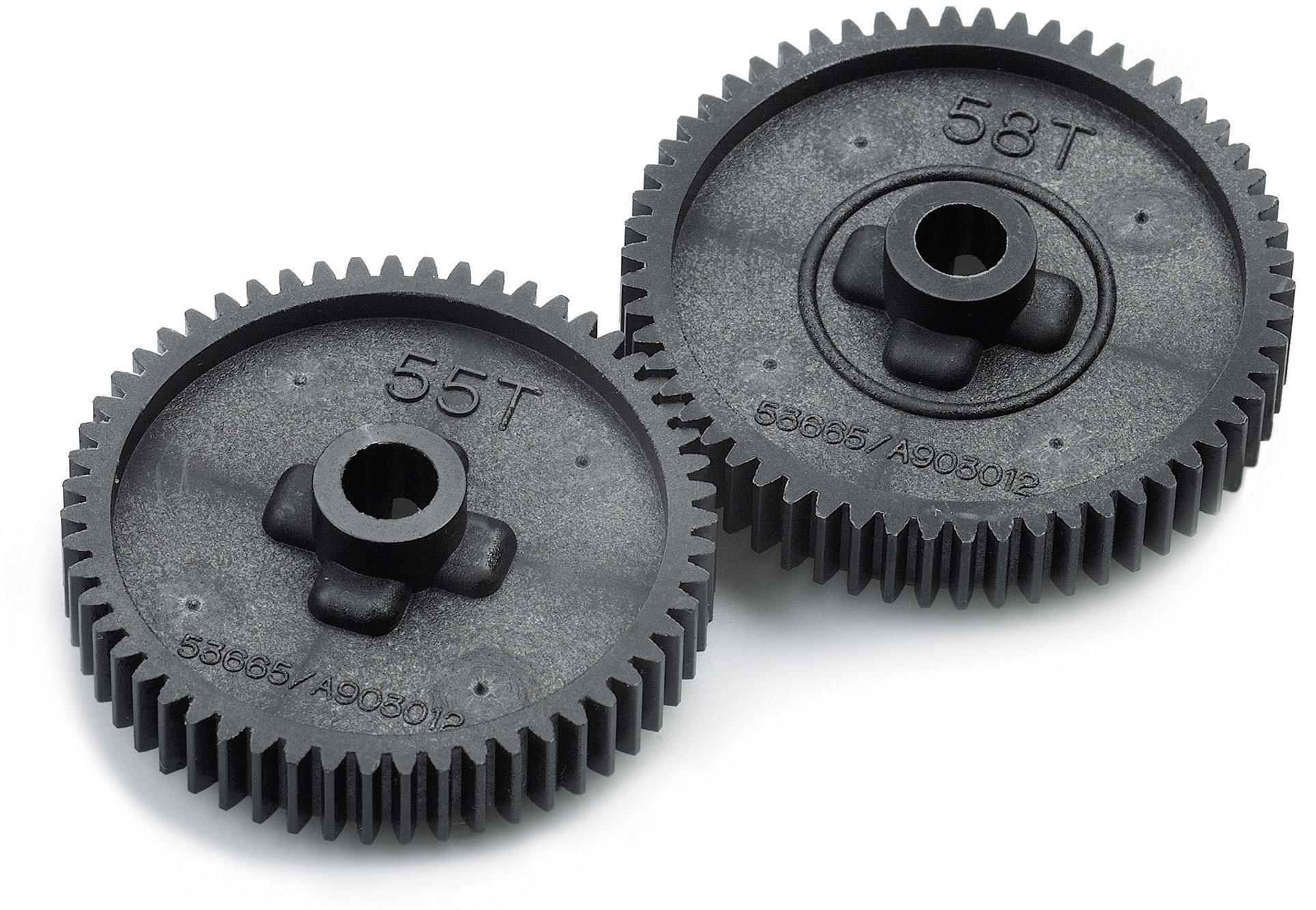 

Tamiya OPTIONS Spur Gear HOP-UP OP-665 TT-01 (55T/58T) чорний