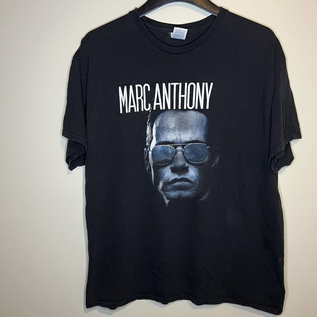 Unisex Cotton T-shirt Marc Anthony 2016 Tour T-shirt Tee