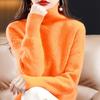 Women's Thickened Cable Knit Wool Turtleneck Sweater - Autumn & Winter Collection