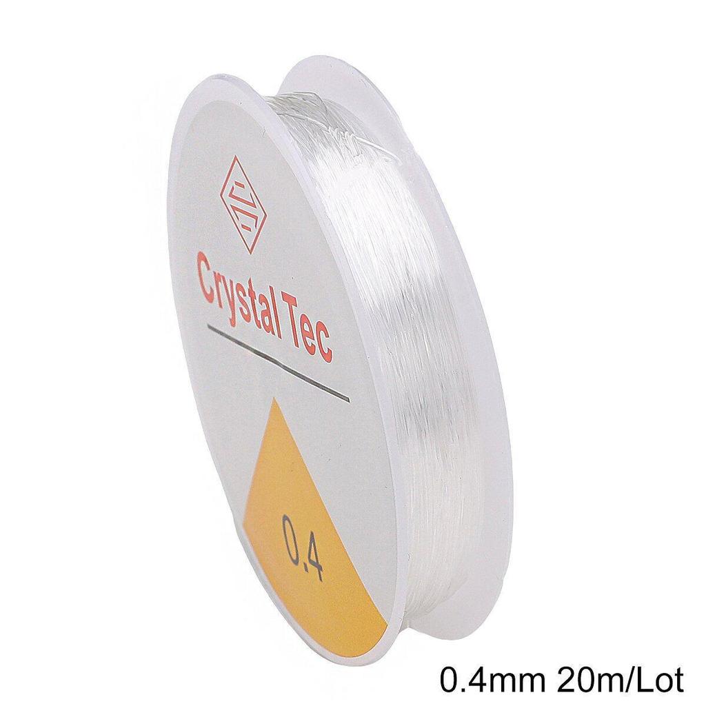 Kristallfadenperlen Elastisches Armband Halskette Seil DIY Schmuckmaterial