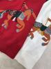 2026 Early Spring Little Pony Beaded Jacquard Loose Pullover