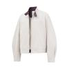 QIYOU Autumn 2025 Retro Japanese Unisex Stand Collar Bomber Jacket