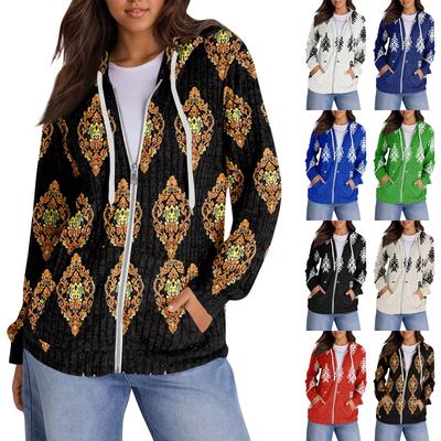 Sudaderas con capucha para mujer Tops de moda Casual Otoño Moda Sudadera de manga larga con bolsillos Jersey Ligero