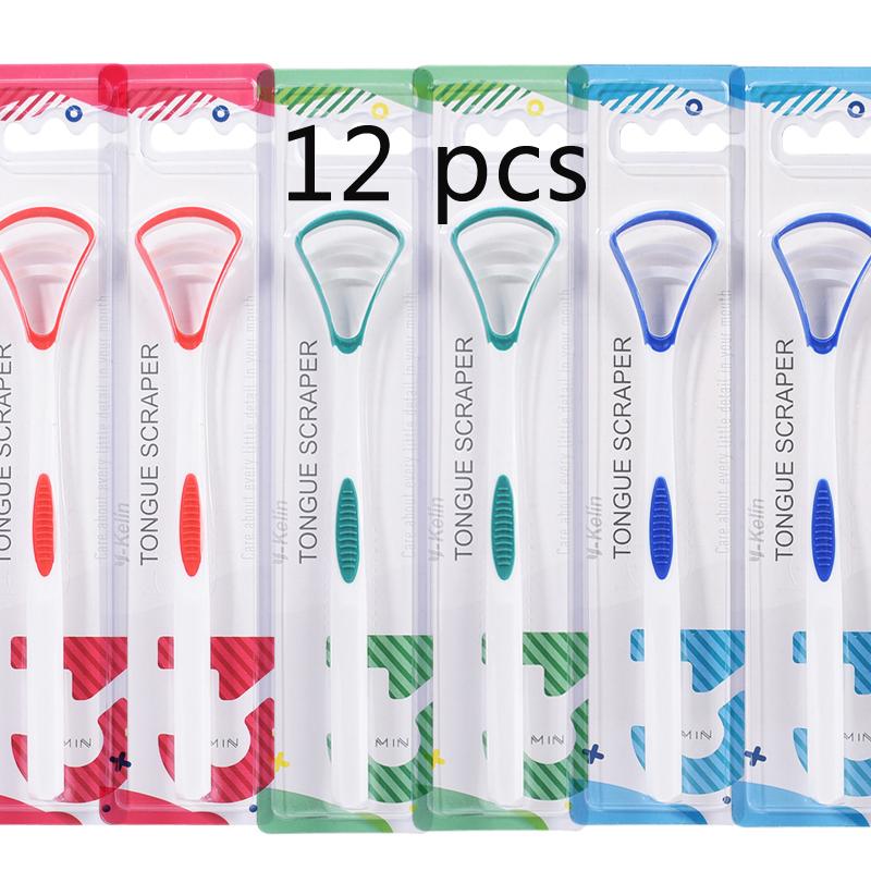 Y-Kelin Tongue Scraper Oral Cleaner Brush Fresh Breath Cleaning Coated Toothbrush Hygiene Care Tools