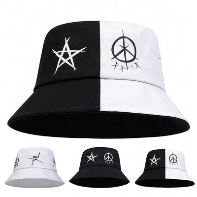 Chapeaux de seau de personnalité imprimés d'oeil unisexe, casquettes de pêcheurs, casquette décontractée d'extérieur, chapeau de protection solaire