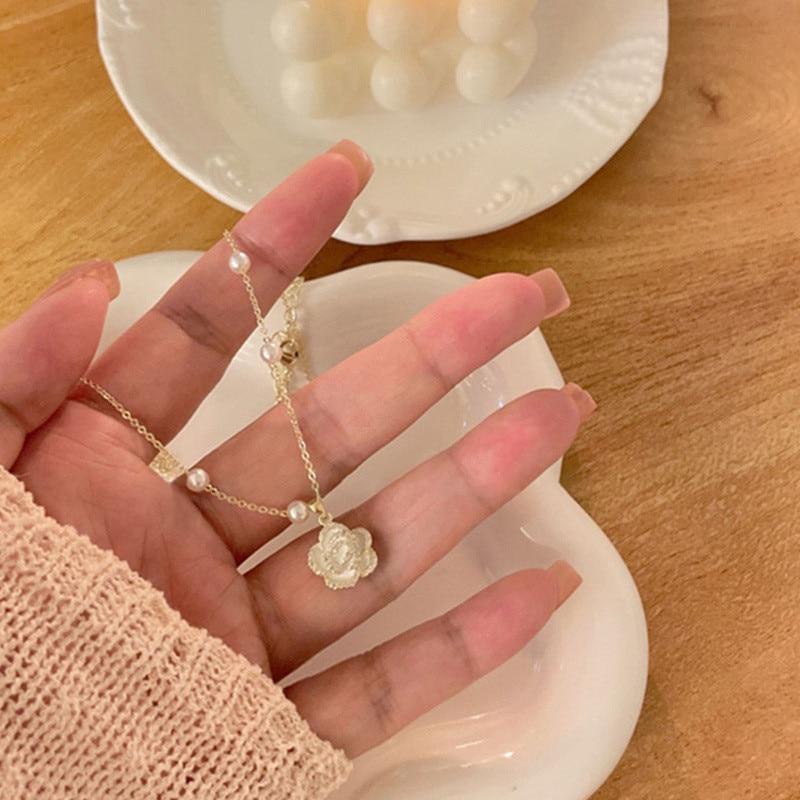 Popular Sparkling Green Crystal Pendant Chain Choker Necklace Collar For Women Fashion Jewelry Wedding Party Birthday Gift