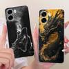 Für OPPO A6X 6A A6T Pro 4G 5G Coole Drachen-Tiger-Muster Handyhülle Für Oppo A6 A6x A6T Pro 4G Weiche Silikon-TPU-Hüllen