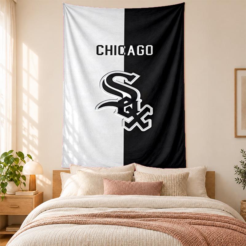 Chicago White Sox Tapestry Highquality for Decorating Living Room Bedroom Dorm Walls Ideal As Bedroom Wallart Orholiday Gift