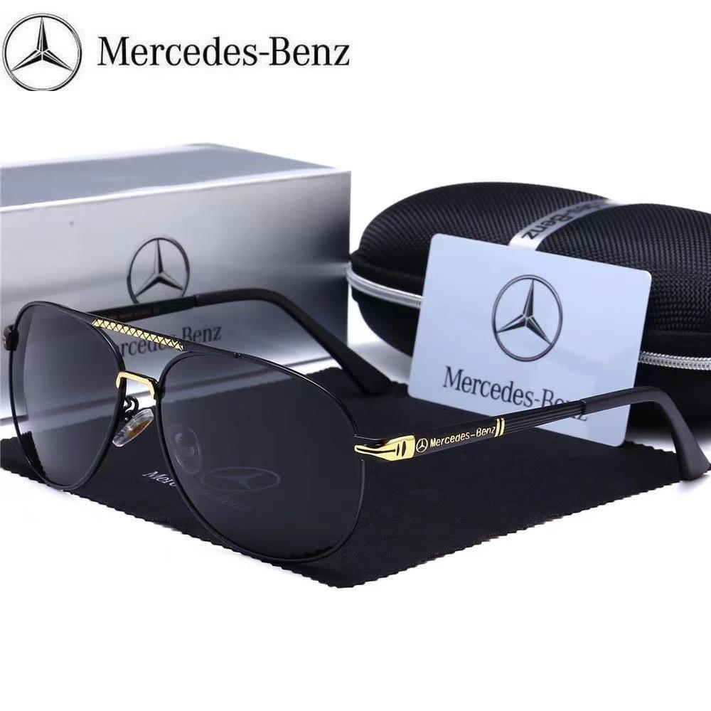

Hot Car Sticker For Mercedes Benz A B C E V R-Class A45 C43 CLA GLA GLC SL Car Luxury Men Driving Polarized Sunglasses Anti Glar