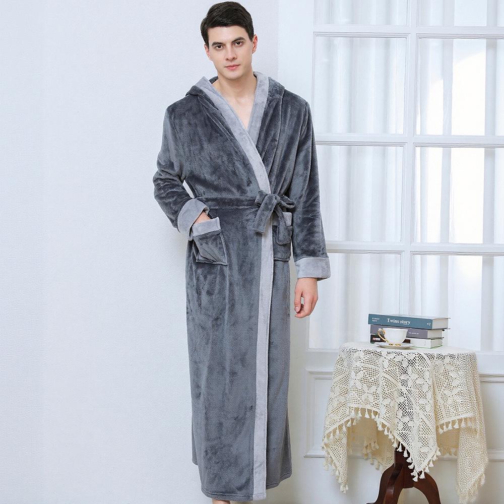 Autumn/Winter Ladies Long Nightdress - Cross-Border Fashion