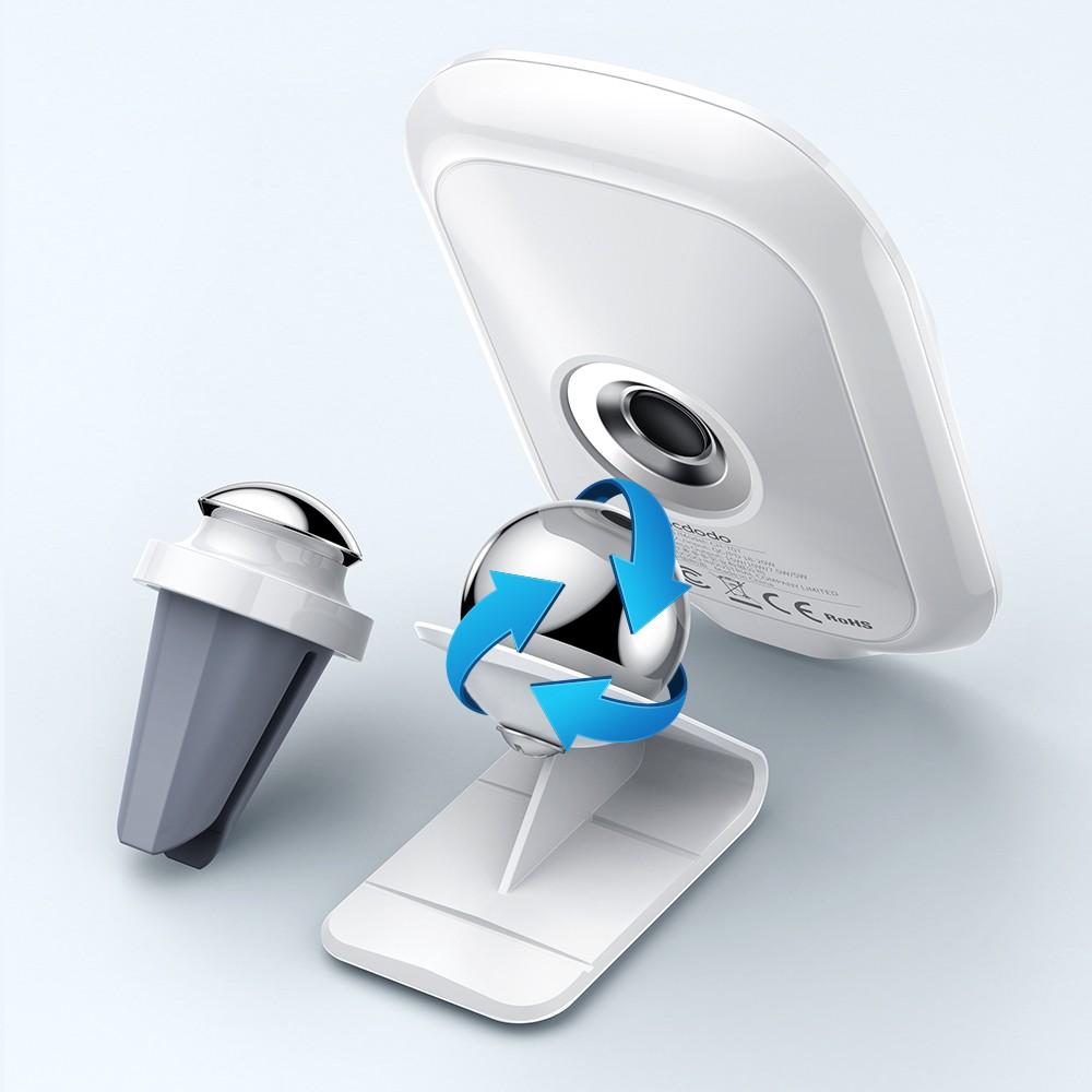 Mcdodo Car Holder With Magnetic Charger For Iphone 12 13 White