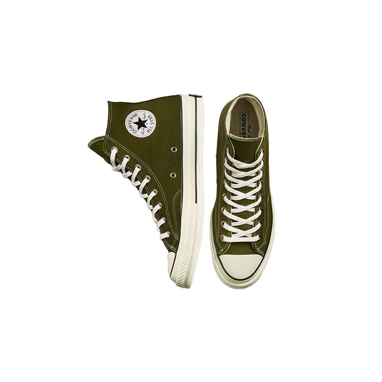 Converse Chuck 70 High Mørk Mose Unisex Sneakers Grønn Egret Svart 171565C