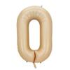 32/40Inch Cream Color Number Balloons 1-9 Large Digital Foil Helium Ball Girl Kids Adult Happy Birthday Party Decoration Wedding