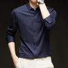 Men's 4-Way Stretch Dress Shirt Solid Long Sleeve Formal Shirts Wedding Business Casual Button Down Shirts
