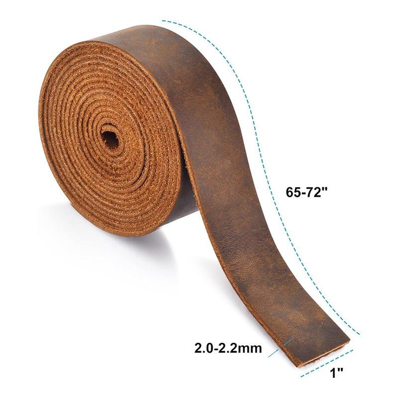 Fresh Leather Strap, For DIY Craft Projects, 1 Inch Inch Wide Flat Strips,For Belt, Garden Tools