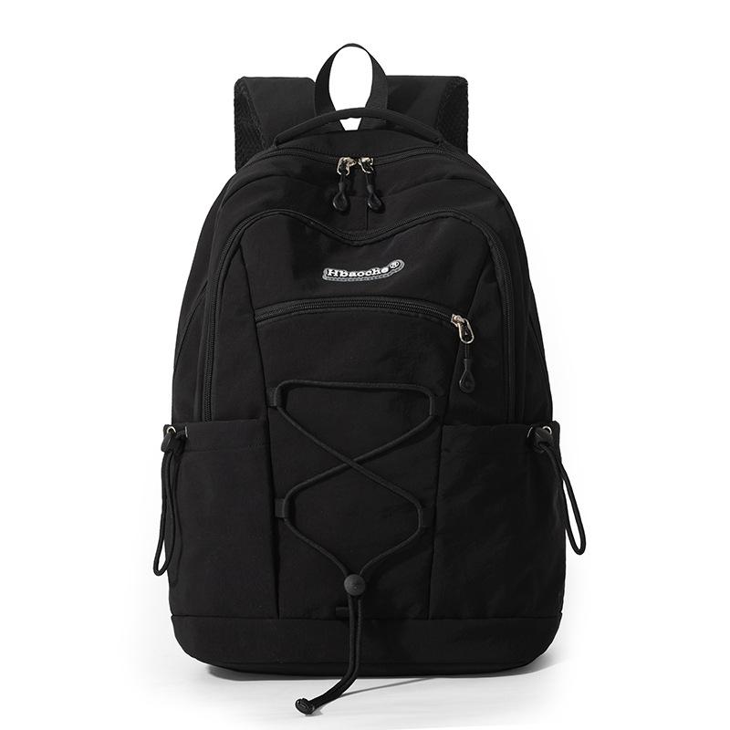 Schoolbag Mountain Dopamine Contrast Rope Backpack Couple Vitality Outdoor Hiking Anti-splashing Backpack