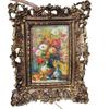 European Carved Resin Photo Frame with Irregular Texture - Home Decor for Living Room or Bedroom