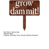 Grow Funny Metallschild, Vintage Dekorative Plakette Pfahlschild, Kräuter Obst Blumen Gemüse Garten Zubehör, Geschenke für Frauen, Männer, Mama, Gärtner