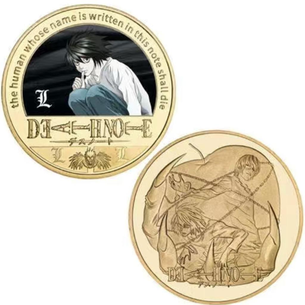 Classic Anime Notes Commemorative Coins Anime Coins Peripheral Commemorative Coins Die Casting Metal Coins