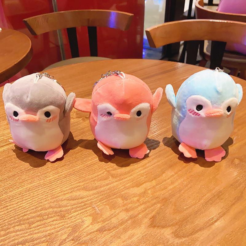 Cute Penguin Plush Toy Pendant For Children's Backpacks And Suitcases 12cm Blue