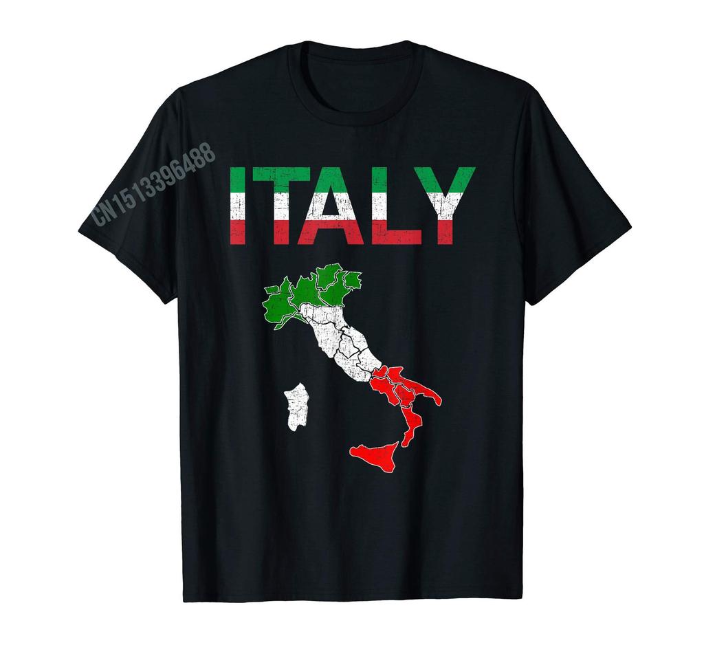 Men Women T Shirt More Design Italy Flag Vintage Italian design Italia TShirt Map Tops 100 Cotton Tees