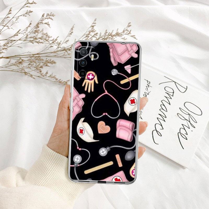 Doctor Nurse Transparent Phone Case for Motorola Moto Edge 20 30 40 50 S30 Fusion Ultra Pro Neo Lite + G200 G23