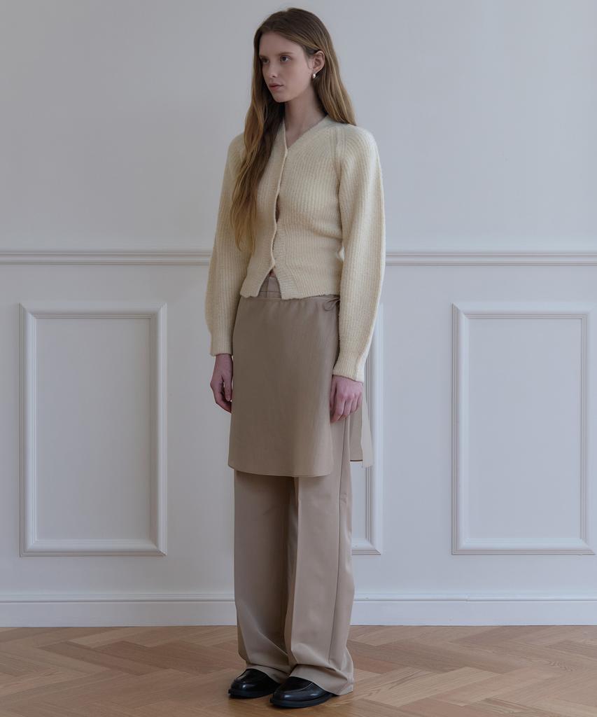 PLAC WOMEN Skirt Layered Slacks Beige