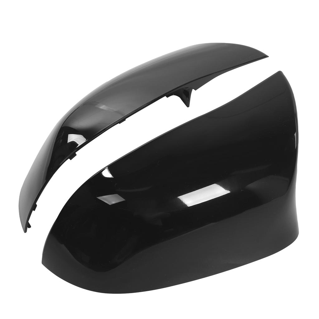 Par Sidobackspegelkåpa Trim Skyddsfodral Blank Svart Passar för X5 F15   X6 F16 2014 2018