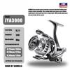 New Electroplated One-Way Seamless Spinning Reel CNC Spool Full Metal Swinging Lightweight Long Distance Fishing Reel with 6+1 Roller Bearings
