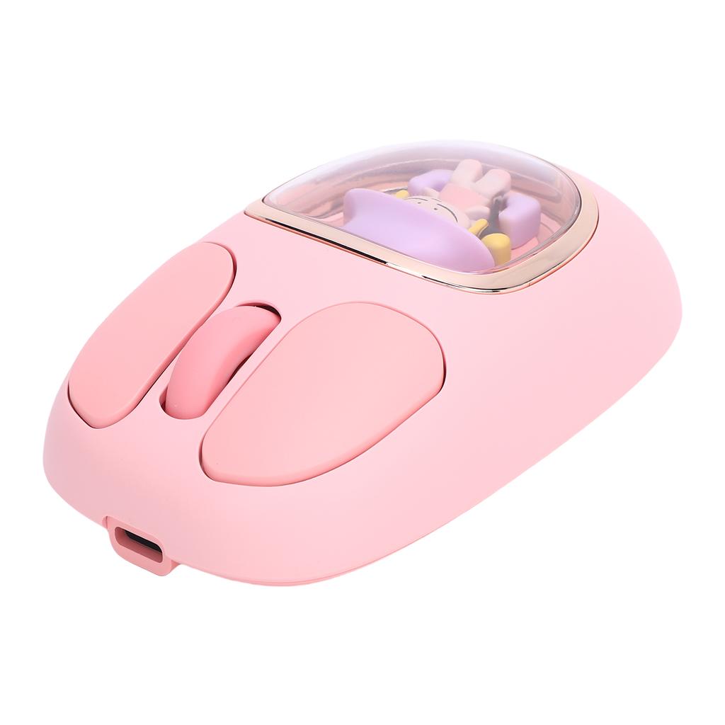 Wireless Mouse Cute Doll Type C Rechargeable Silent RGB Backlit 2.4G BT3.0 BT5.0 Mouse for Working