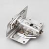 Hinge Repair Plate Anti-Rust Multi-Hole Hardware Stainless Steel Hinge Repair Plate with Fixing Screws for Kitchen Cabinet