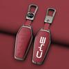 Car Zinc Alloy Leather Key Case Cover For Byd Atto 3 Han Ev Dolphin Lied Tang Dm Qin Plus Song Pro Max Yuan Keychain Accessories