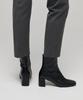 MUSINSA STANDARD WOMAN Women'S Heavyweight Fleece-Lined Slim Straight Hidden Elastic Waist Slacks [Medium Gray]