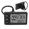 Electric Bicycle LCD Display Meter 24 36 48 52 60V Bike Control Panel with Waterproof Plug