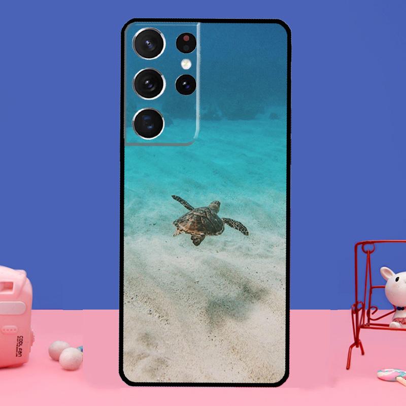 Ocean Sea Turtle Phone Case For Samsung Galaxy S21 Ultra S20 FE S8 S9 S10 S21 Plus Note 20 Ultra Full Cover