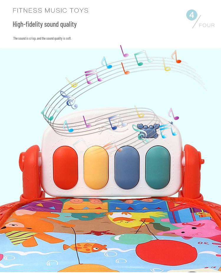 Southeast Asia Baby Educational Music Foot Piano Gym for Newborns