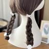 Cute Silver Scrunchies Children Girls Gift Elastic Hair Rubber Bands Accessories Tie Hair Ring Rope Headdress Headwear Ornament