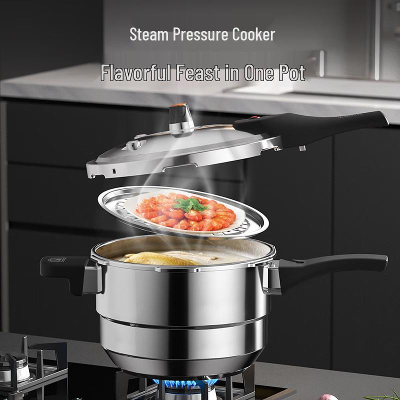 Stainless Steel Safety Pressure Cooker