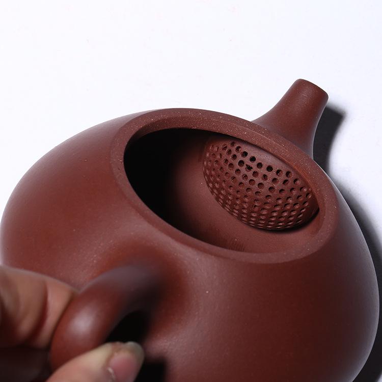 Handmade Yixing Zisha Teapot - Purple Clay Jingzhou Stone Ladle - Perfect Holiday Gift