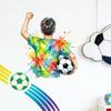 Soccer Theme Wall Decal For Bedroom Living Room Sports Home Wall Decoration